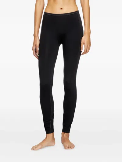 Diesel Meredith-utlt Seam-detail Leggings In Black