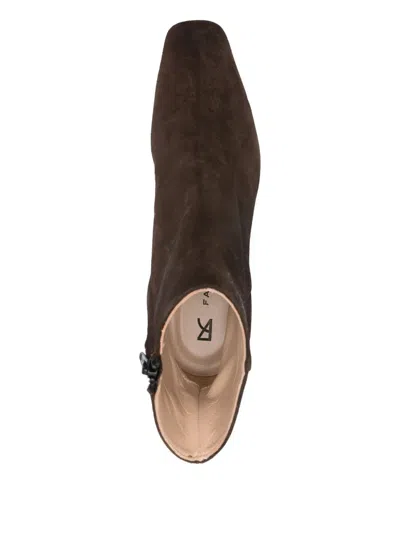 Fabio Rusconi Block Heel Boot In Animal Print