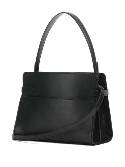 Le Tanneur Buckle-strap Shoulder Bag In Black