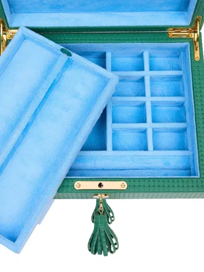 Rapport Charlotte Jewellery Box In Green