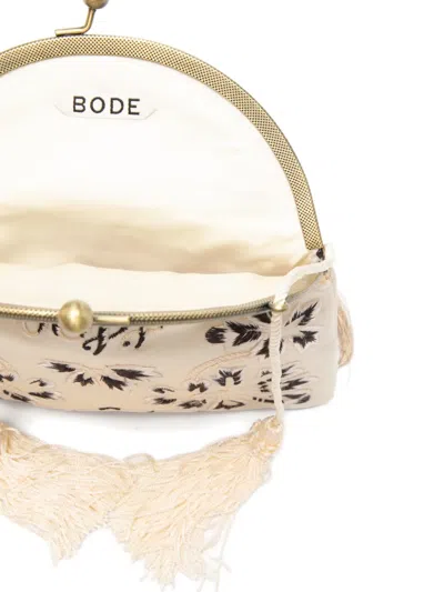 花卉流苏双肩包