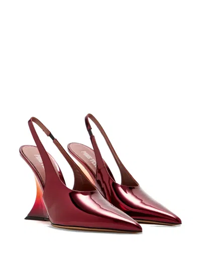 Paris Texas 105mm Nina Pointed Pumps In Red