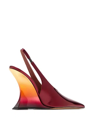 Paris Texas 105mm Nina Pointed Pumps In Red