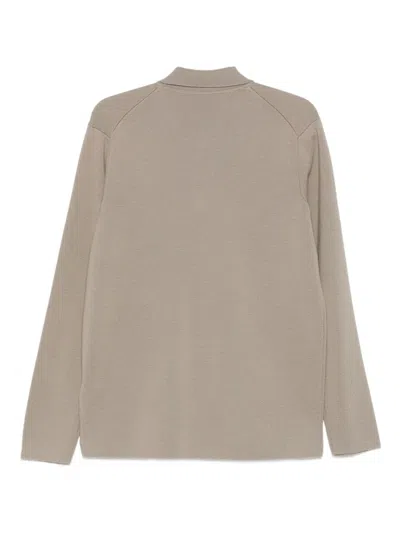 Dell'oglio Pocket Button Shirt In Neutral