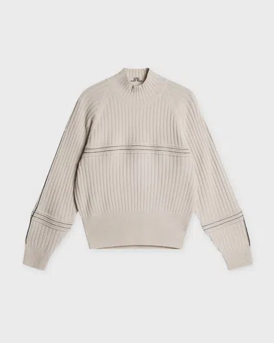J. Lindeberg J Lindeberg Sweater Nora Knitted In Neutral