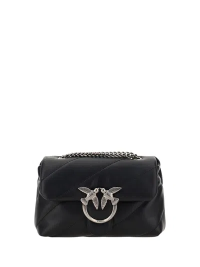 Pinko Love Mini Puff Shoulder Bag In Black