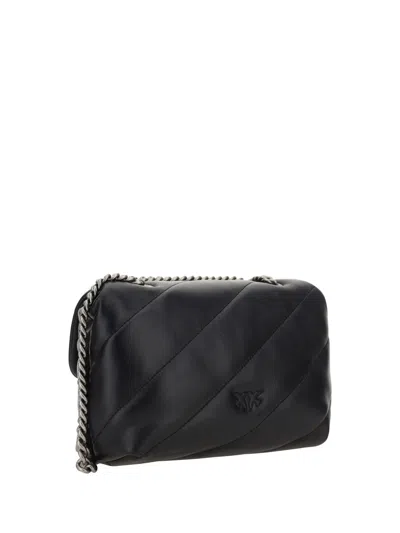 Pinko Love Mini Puff Shoulder Bag In Black