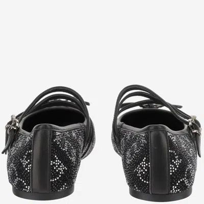 Pinko Joy Ballet With Rhinestones In Black