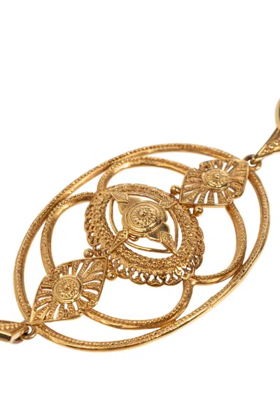Chloé Amulet Round-links Belt In Gold