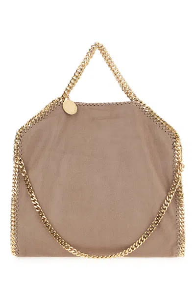 Stella Mccartney Mauve Shaggy Deer Falabella Handbag In Sand