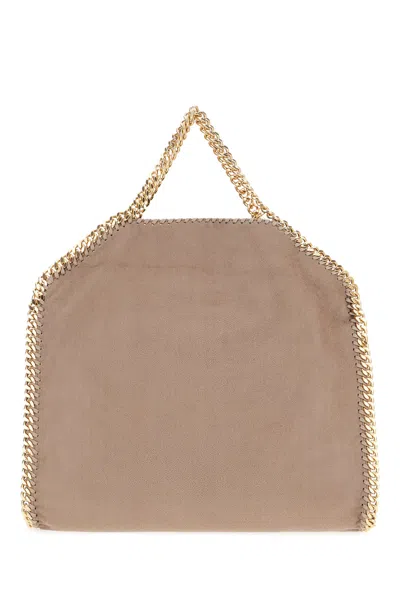 Stella Mccartney Mauve Shaggy Deer Falabella Handbag In Sand