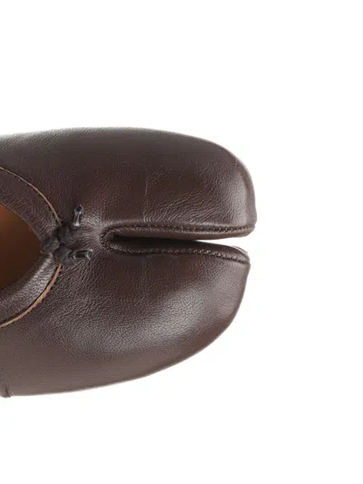 Maison Margiela Tabi New Ballerina In Brown
