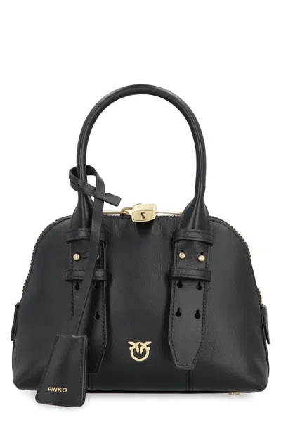 Pinko Mini Escape Bag In Leer In Black