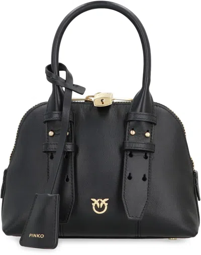 Pinko Mini Escape Bag In Leer In Black