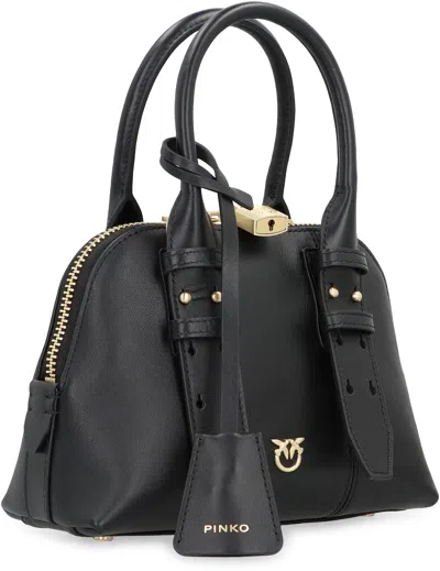 Pinko Mini Escape Bag In Leer In Black