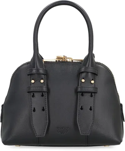 Pinko Mini Escape Bag In Leer In Black