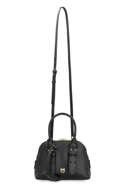 Pinko Mini Escape Bag In Leer In Black
