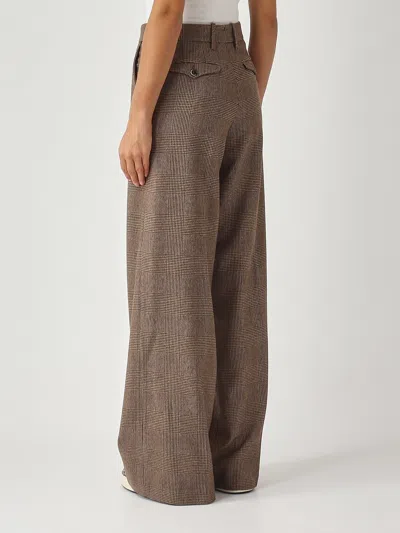 Nine In The Morning Karen Palazzo Trousers In Brown