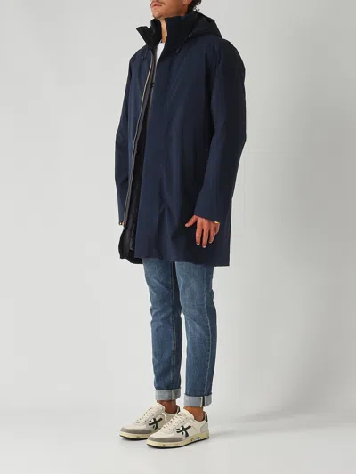 K-way Thomal Bonded Padded Down Jacket In Blue