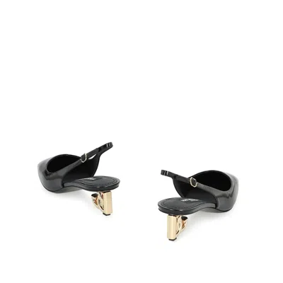 Dolce & Gabbana Jackie Slingback Pumps In Black