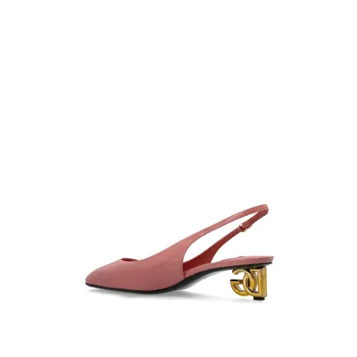 Dolce & Gabbana Jackie Slingback Pumps In Orange
