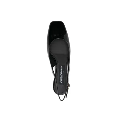 Dolce & Gabbana Jackie Slingback Pumps In Black