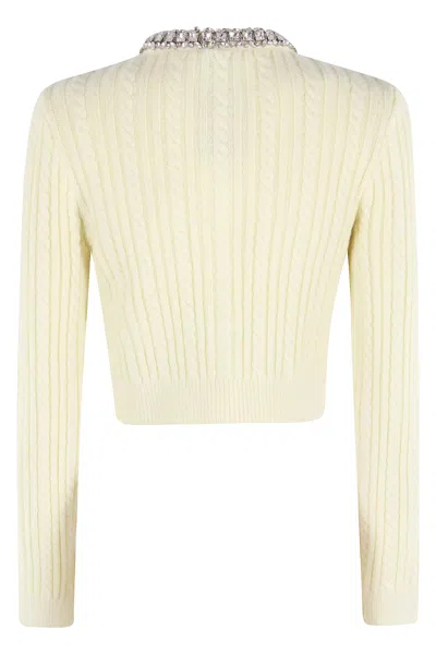 Self-portrait Cardigan Self-portrit In Yellow