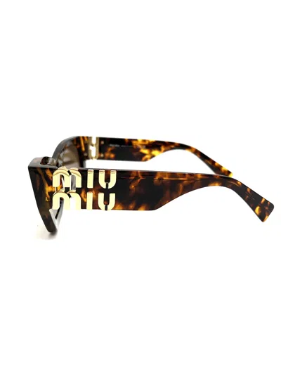 Miu Miu 09ws Sole Sunglasses In Brown