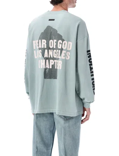 Fear Of God Relaxed Disciple Long Sleeve T-shirt In Multi