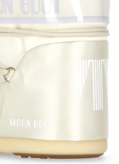 Moon Boot Icon Low Pearly Ankle Boots In White