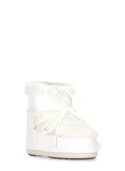 Moon Boot Icon Low Ankle Boots In White