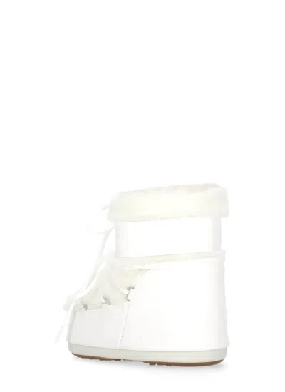 Moon Boot Icon Low Ankle Boots In White
