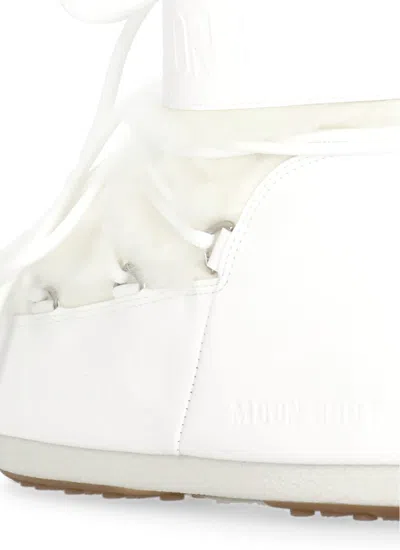 Moon Boot Icon Low Ankle Boots In White