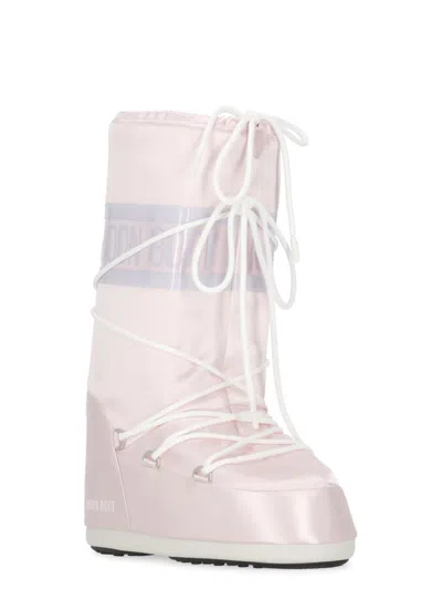 Moon Boot Icon Pearly Boots In Pink