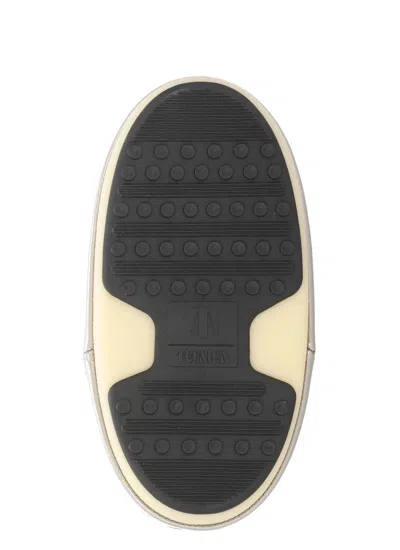 Moon Boot Moonboot Metallic Boots With Lace-up Design In Neutral