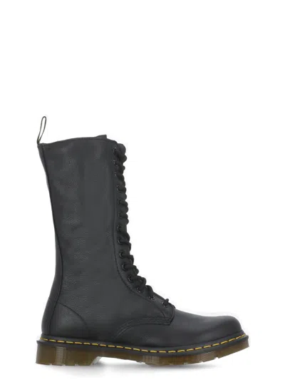 Dr. Martens 1b60 Bex Lace-up Leather Boots In Black