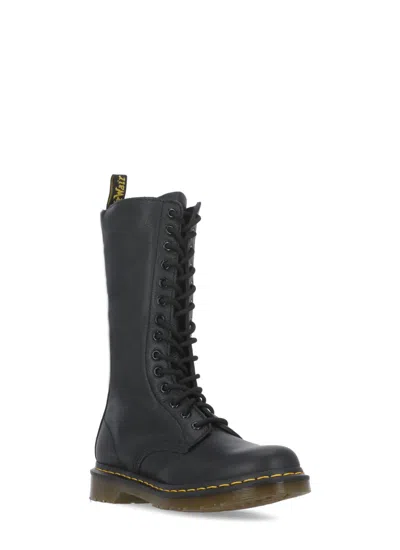 Dr. Martens 1b60 Bex Lace-up Leather Boots In Black