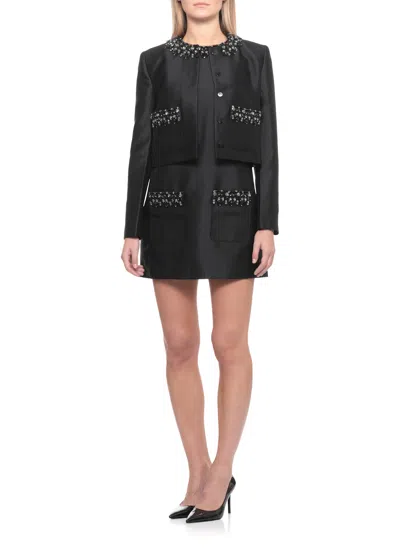 Self-portrait Jacket In Black