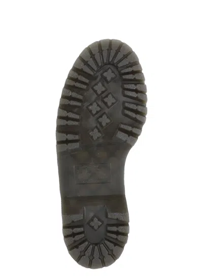 Dr. Martens Round Toe Lace-up Molly Boots With Platform Sole In Black