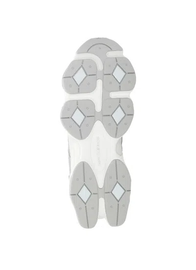 New Balance 9060 Grey Sneakers With Lateral Logo In Suede Unisex In Gray