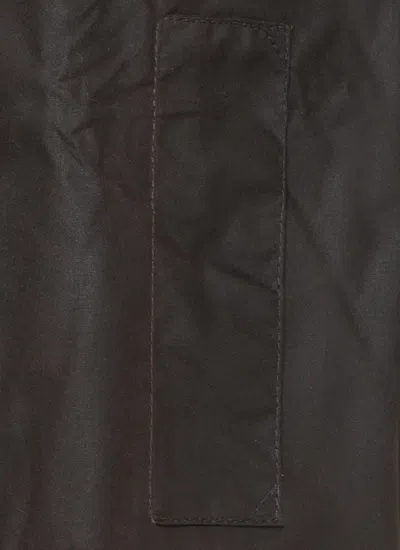 Barbour 'bedale' Green Jacket With Embroidered Logo On The Front In Tech Fabric Man In Brown