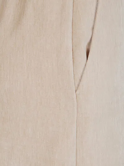 Forte Forte Double Velvet Regular Waist Pants In Brown