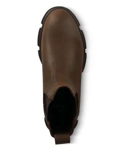 Copenhagen Elastic-panelled Chelsea Boots In Brown