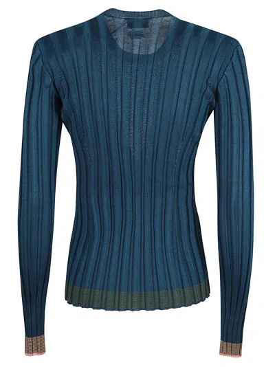 Etro Knitwear Tops Woman In Blue