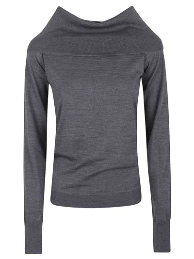 Stella Mccartney Light Wool Jumper In Gray
