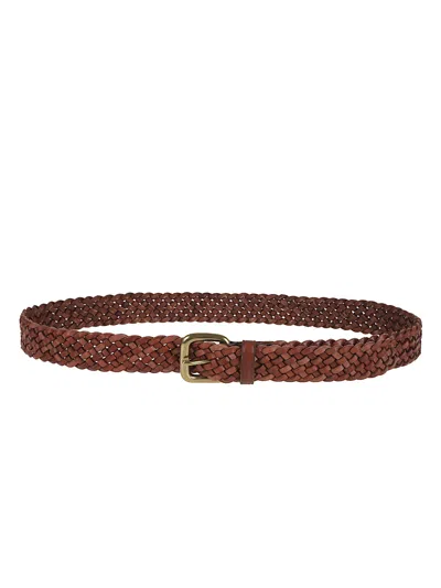 Dragon Diffusion Belt 5mm 10ply Square Buckle In Brown