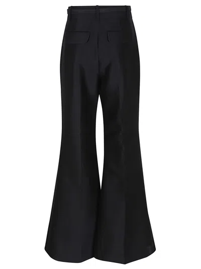 Zimmermann Pantalone A Zampa Hypnotic In Misto Lana Nera Donna In Black