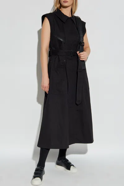 Y-3 Dress With Detachable Collar In Black