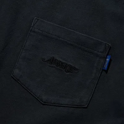 Awake Ny Pocket Tee In Black