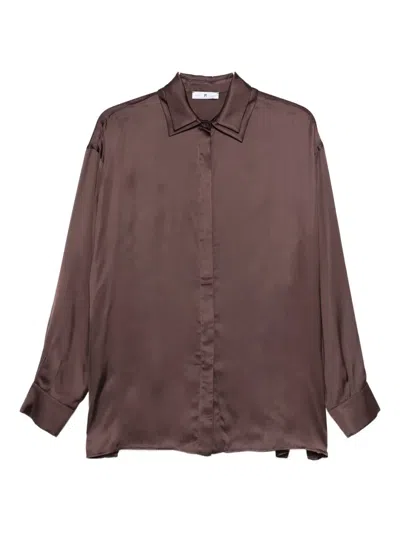 Pt Torino Shirt In Brown